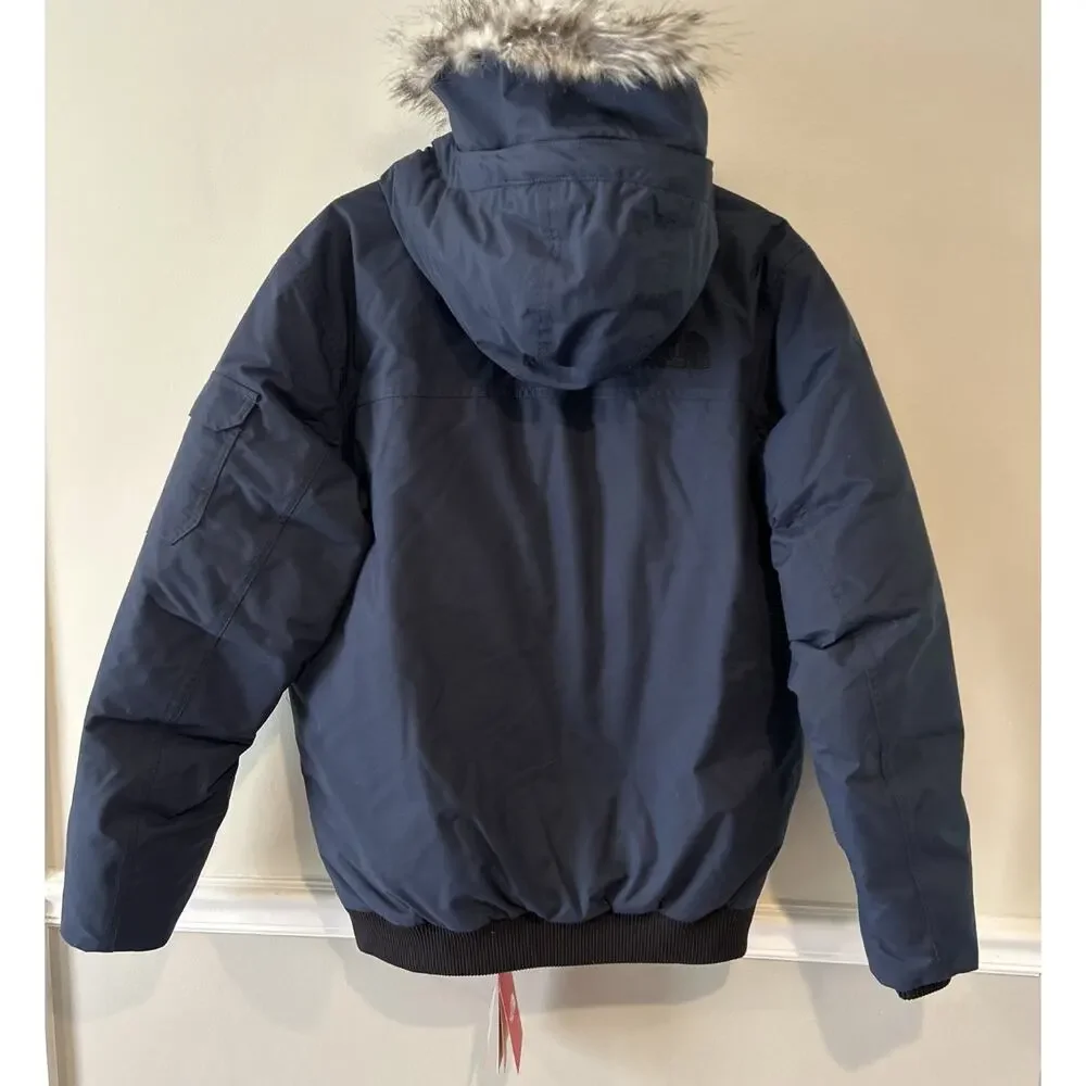North Face Urban Navy removable Fur Parka Goose Down 550 fill - NWT- heavy coat